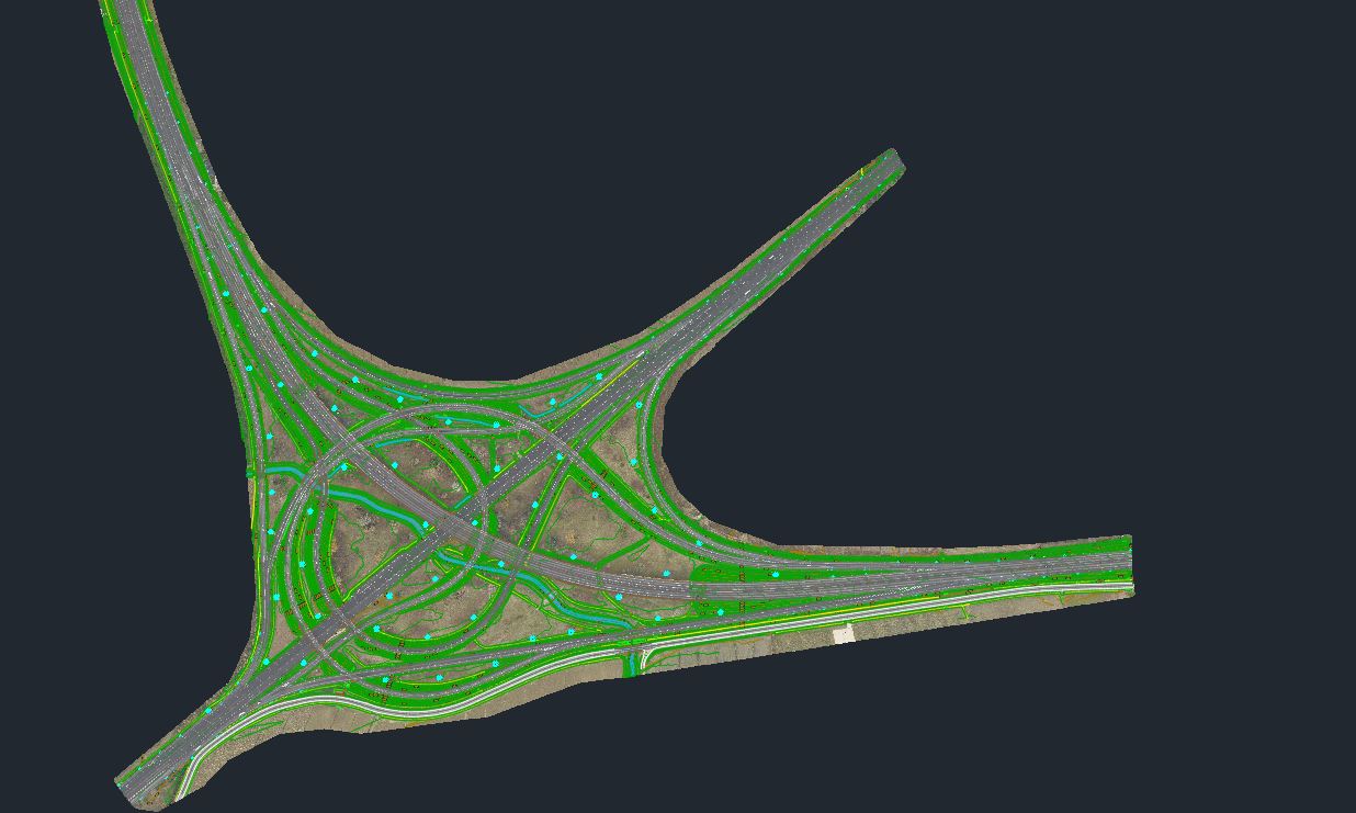 Rilievi topografici e aerofotogrammetrici lungo lo svincolo autostradale di Marcon, Venezia